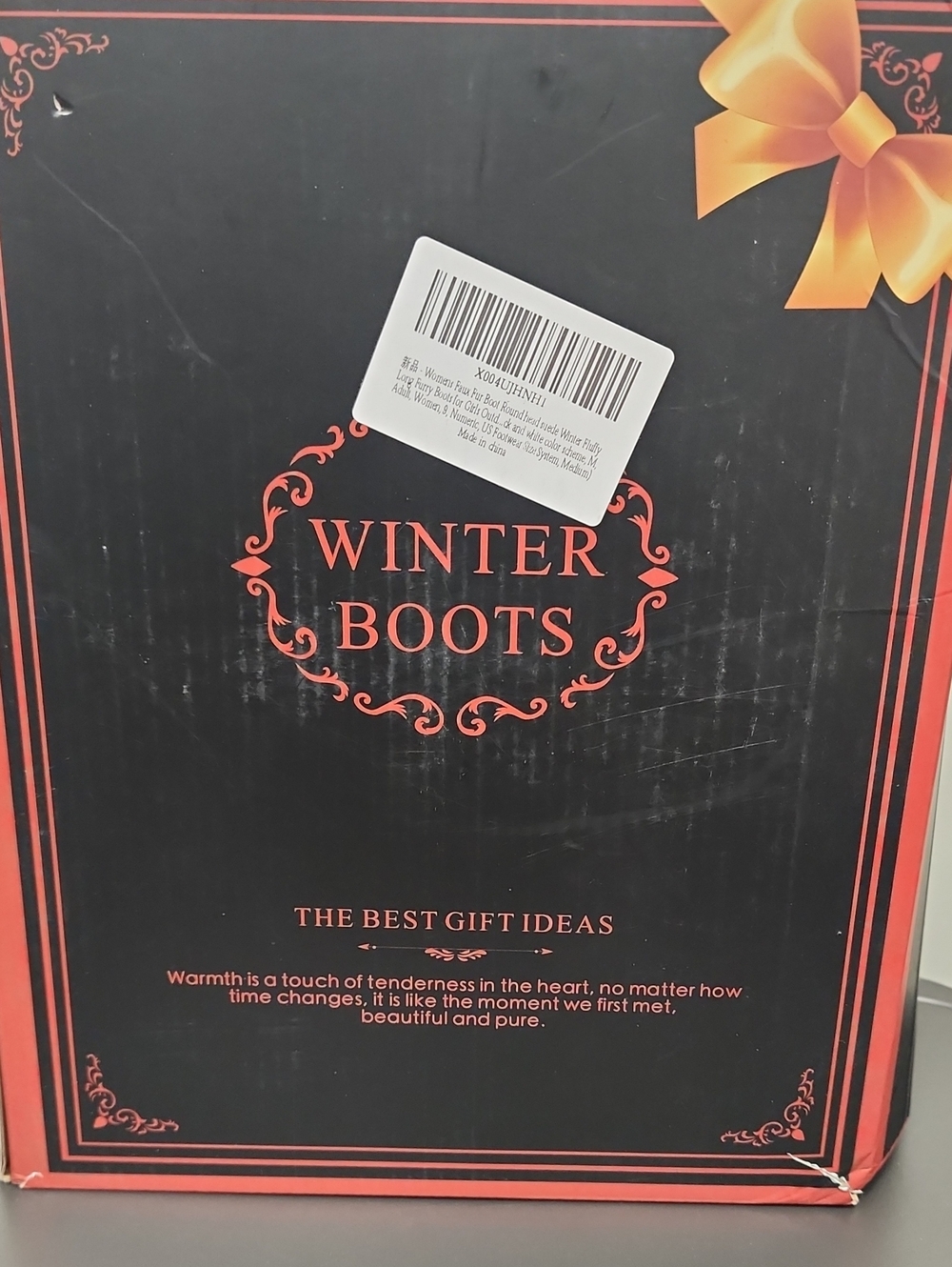 Winter Boots Gift Box - Black